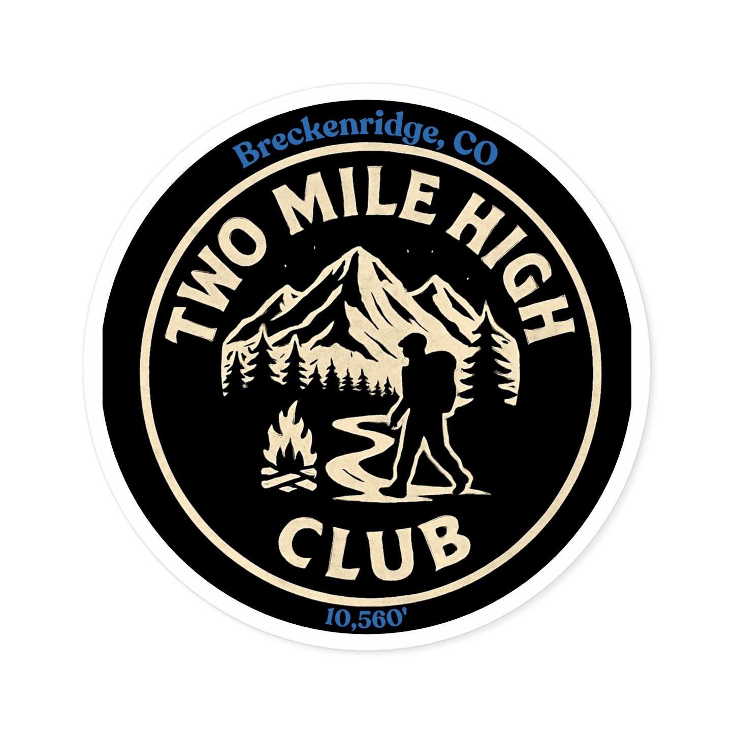 Two Mile High Club - Round Stickers