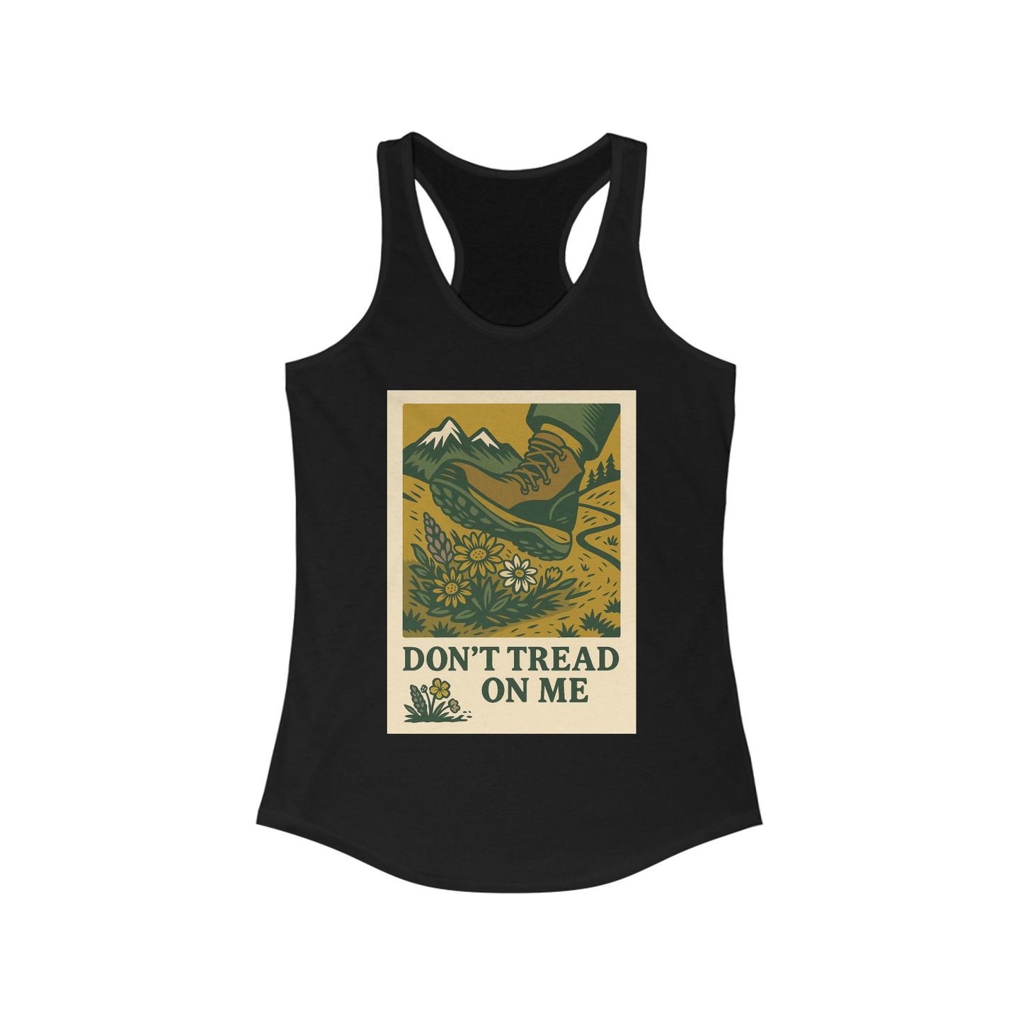 "Don't Tread on Me" - Outdoor Adventure Racerback Tank