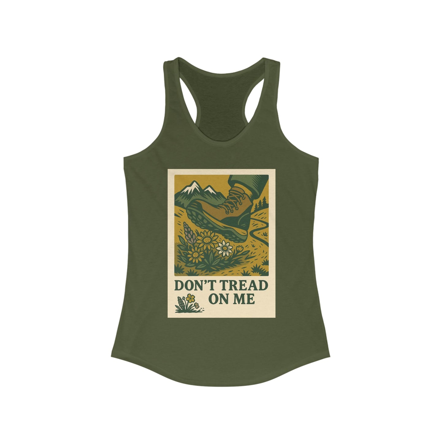 "Don't Tread on Me" - Outdoor Adventure Racerback Tank