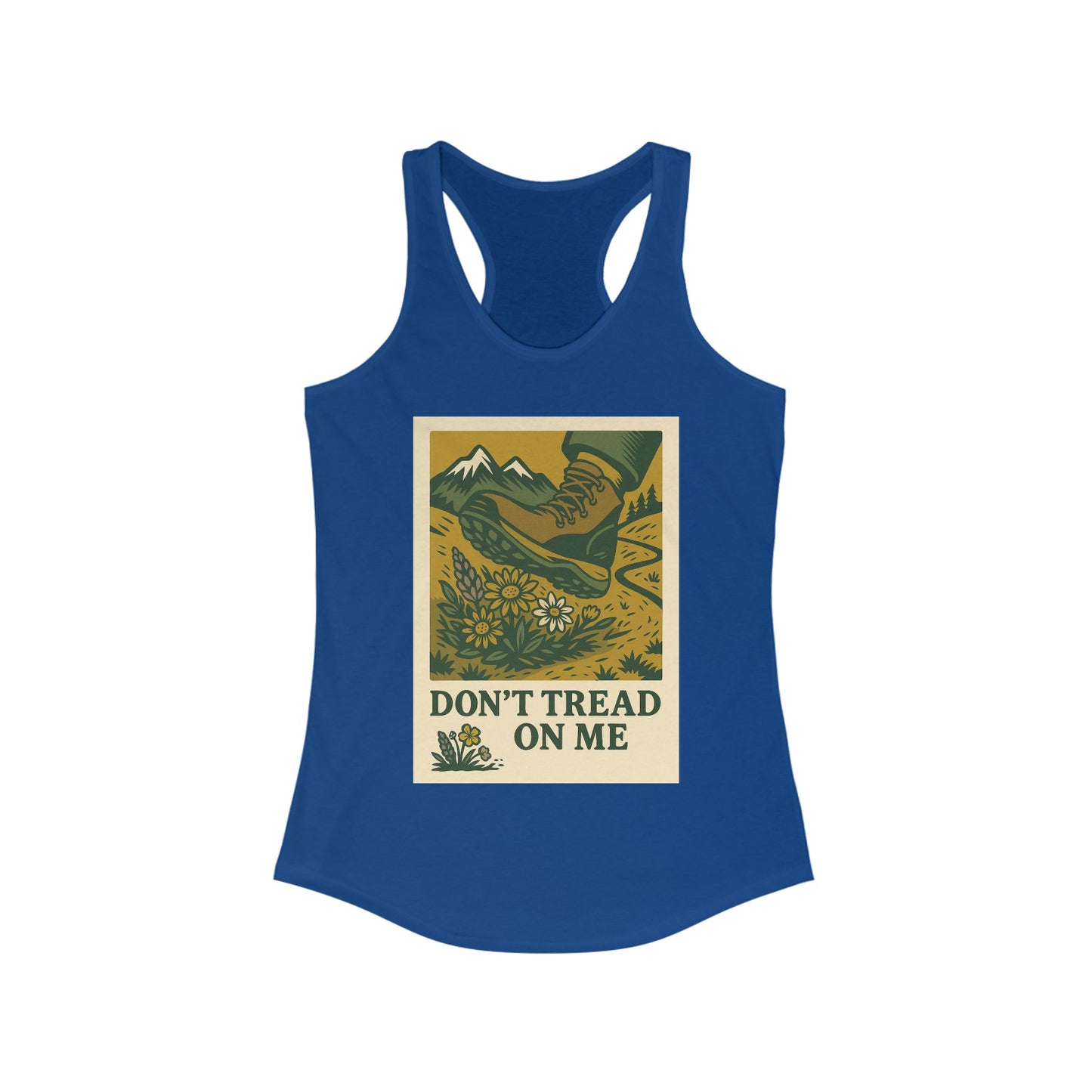 "Don't Tread on Me" - Outdoor Adventure Racerback Tank