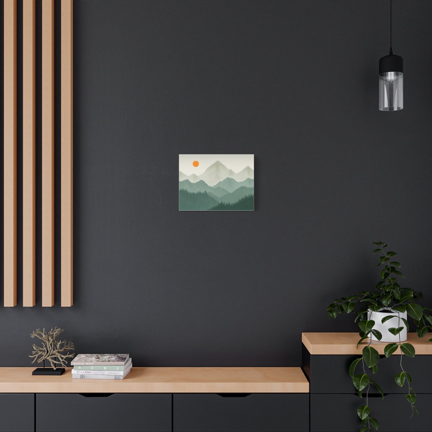 Sunscape Mountain Matte Canvas
