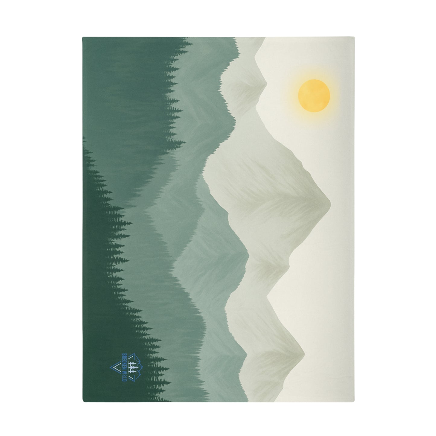 Sunscape Mountains - Washable Plush Fleece Blanket. ⭐⭐⭐⭐⭐