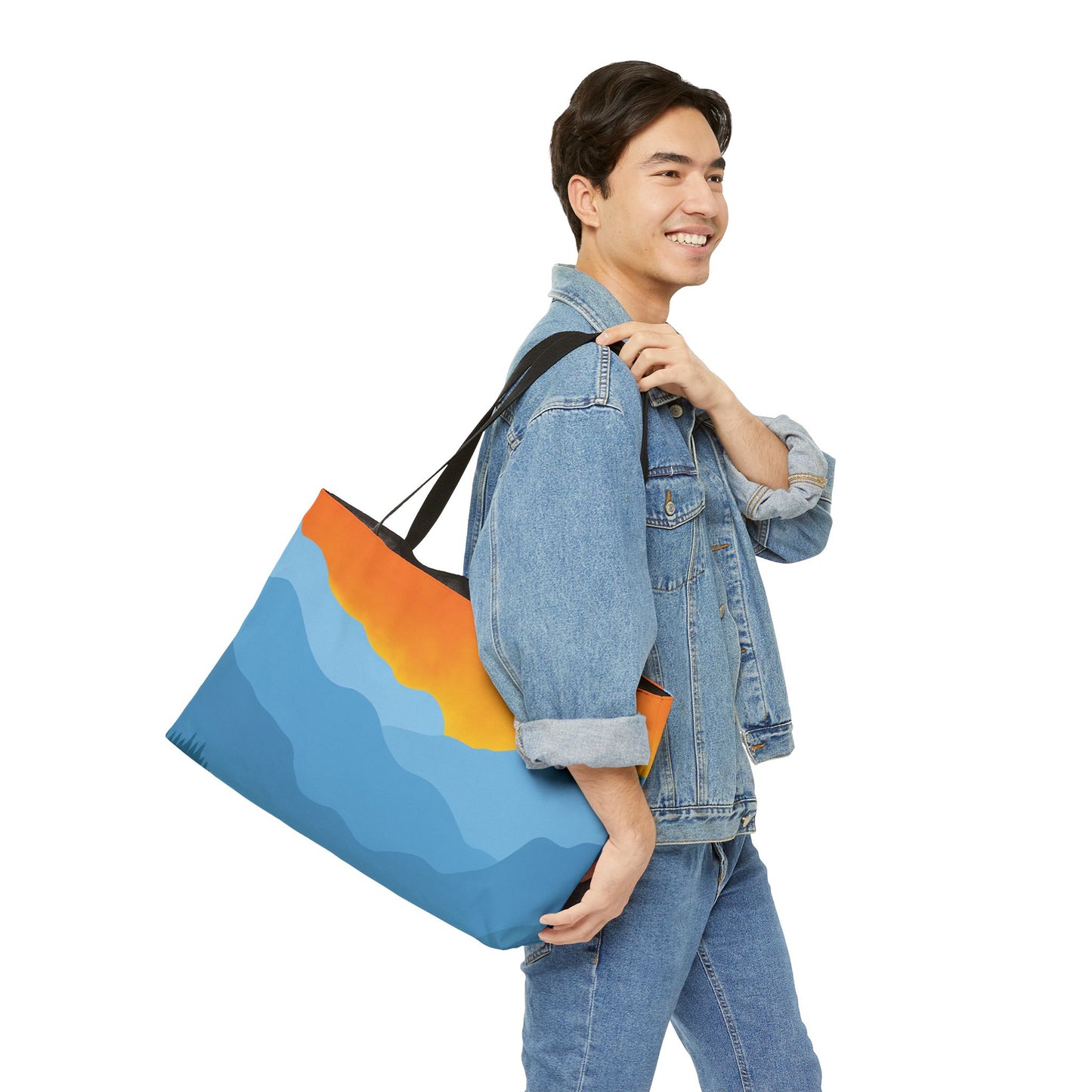 Mountain Sunset Weekender Tote Bag