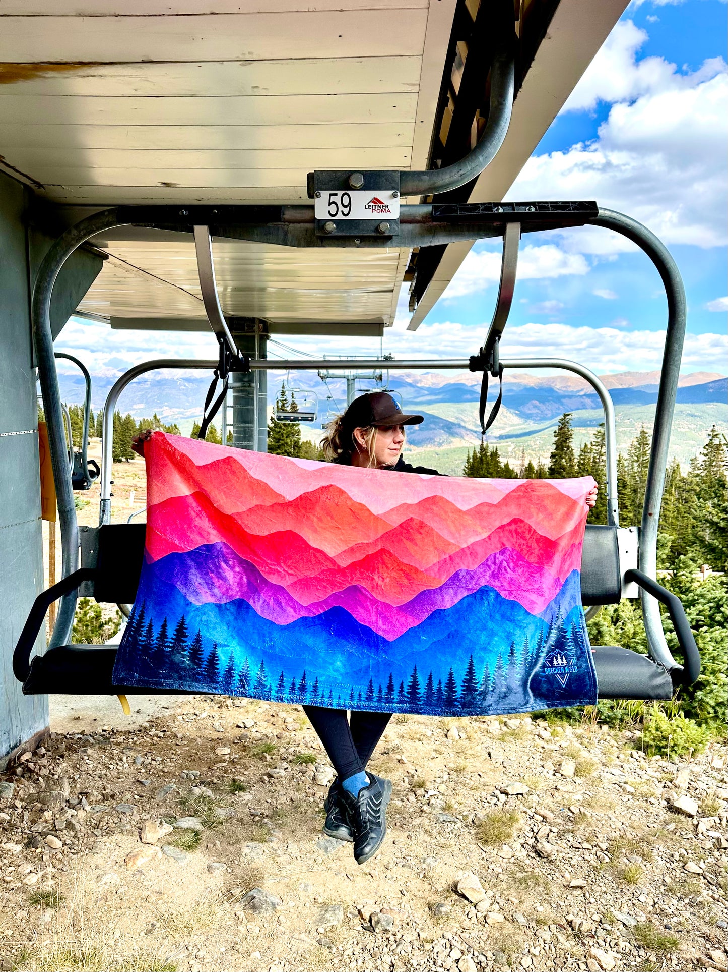 Colorscape Mountains - Oversized Beach Towel. ⭐⭐⭐⭐⭐