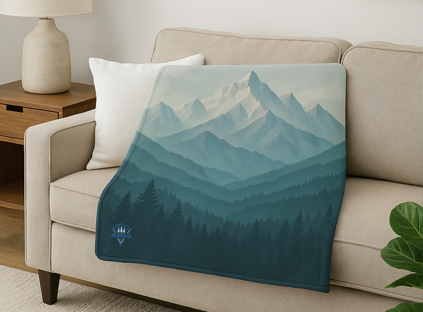 Jagged Mountain Sherpa Fleece Blanket. ⭐⭐⭐⭐⭐