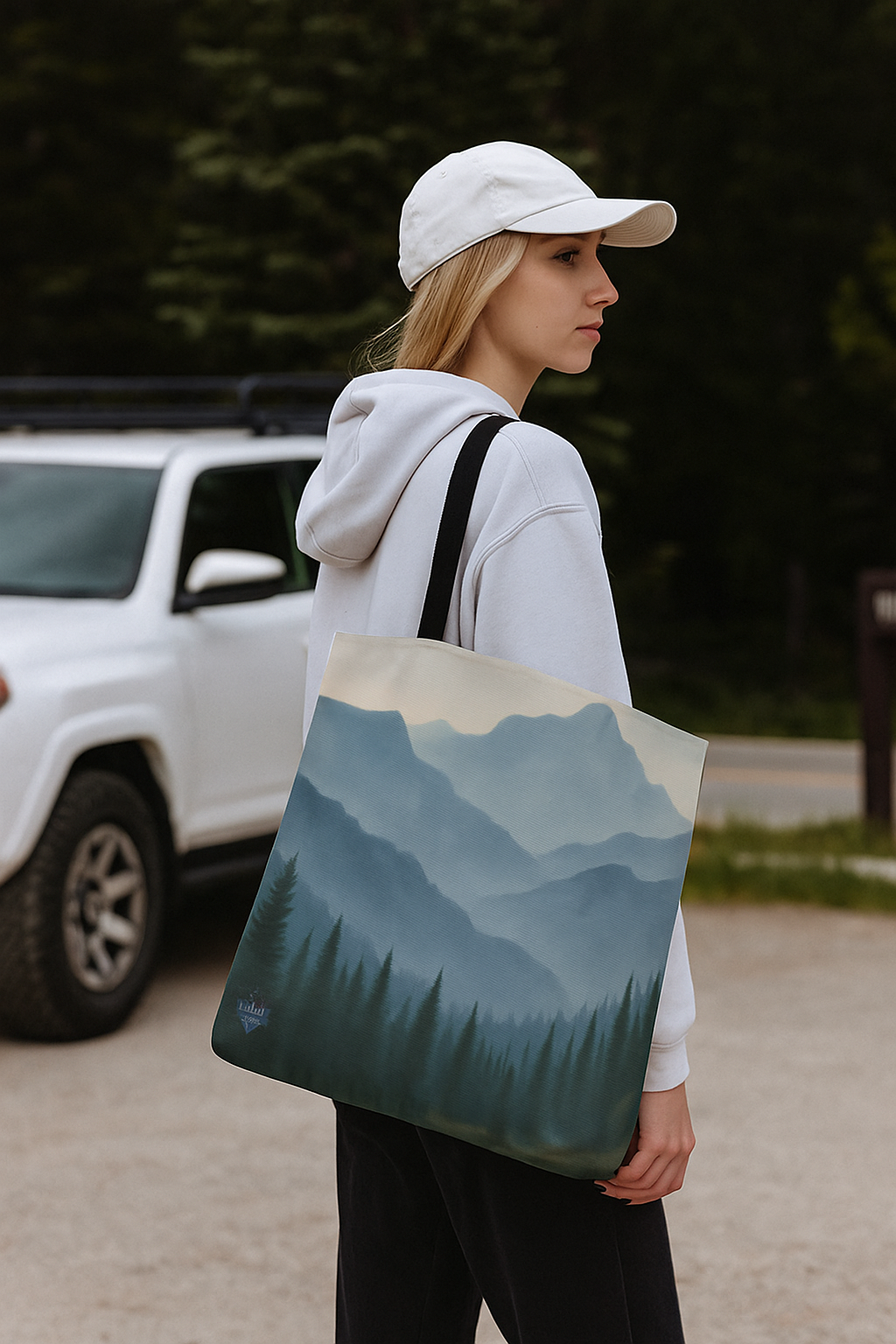 Greyscape Tote Bag