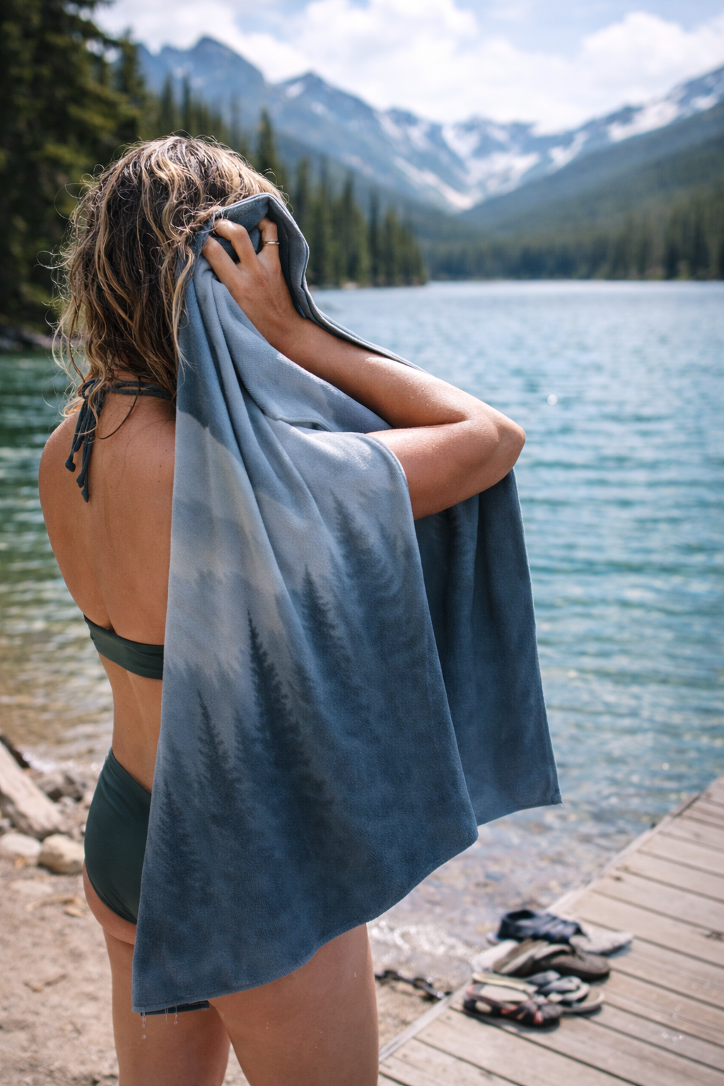 "Fog Forest" Trail Towel