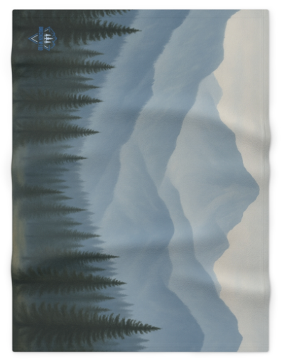 "Wild Thing" Blue Baby Blanket