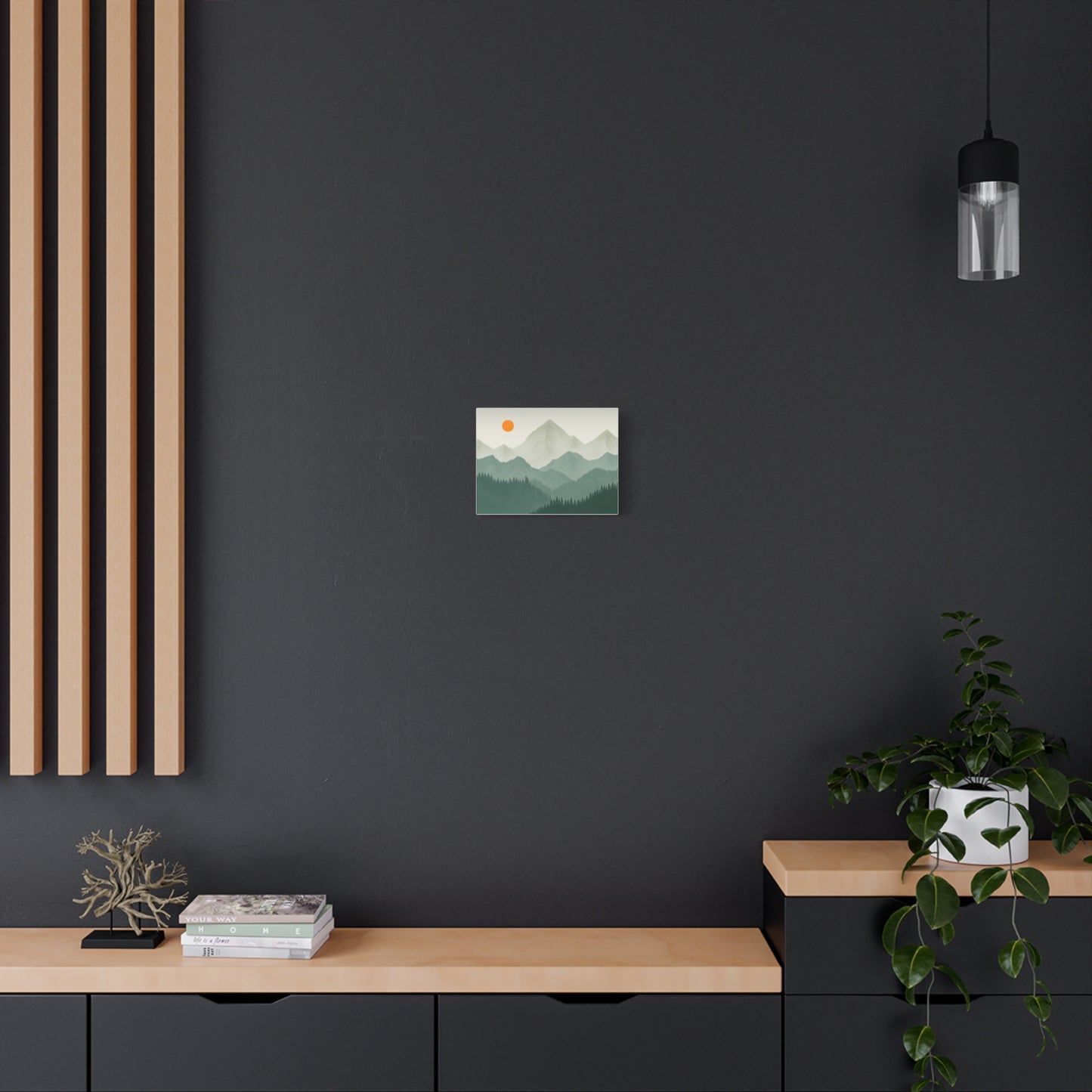 Sunscape Mountain Matte Canvas