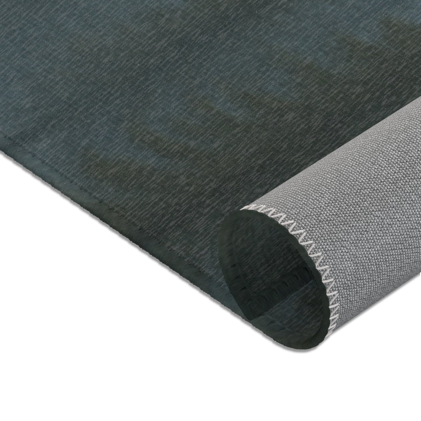 Grey Mountainscape Area Rug