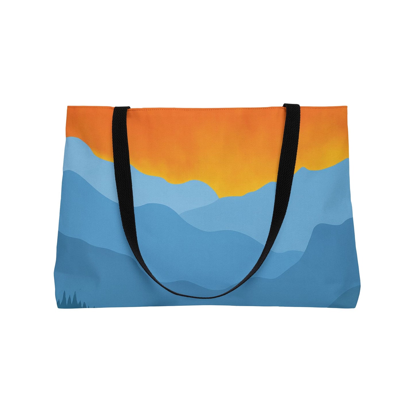 Mountain Sunset Weekender Tote Bag