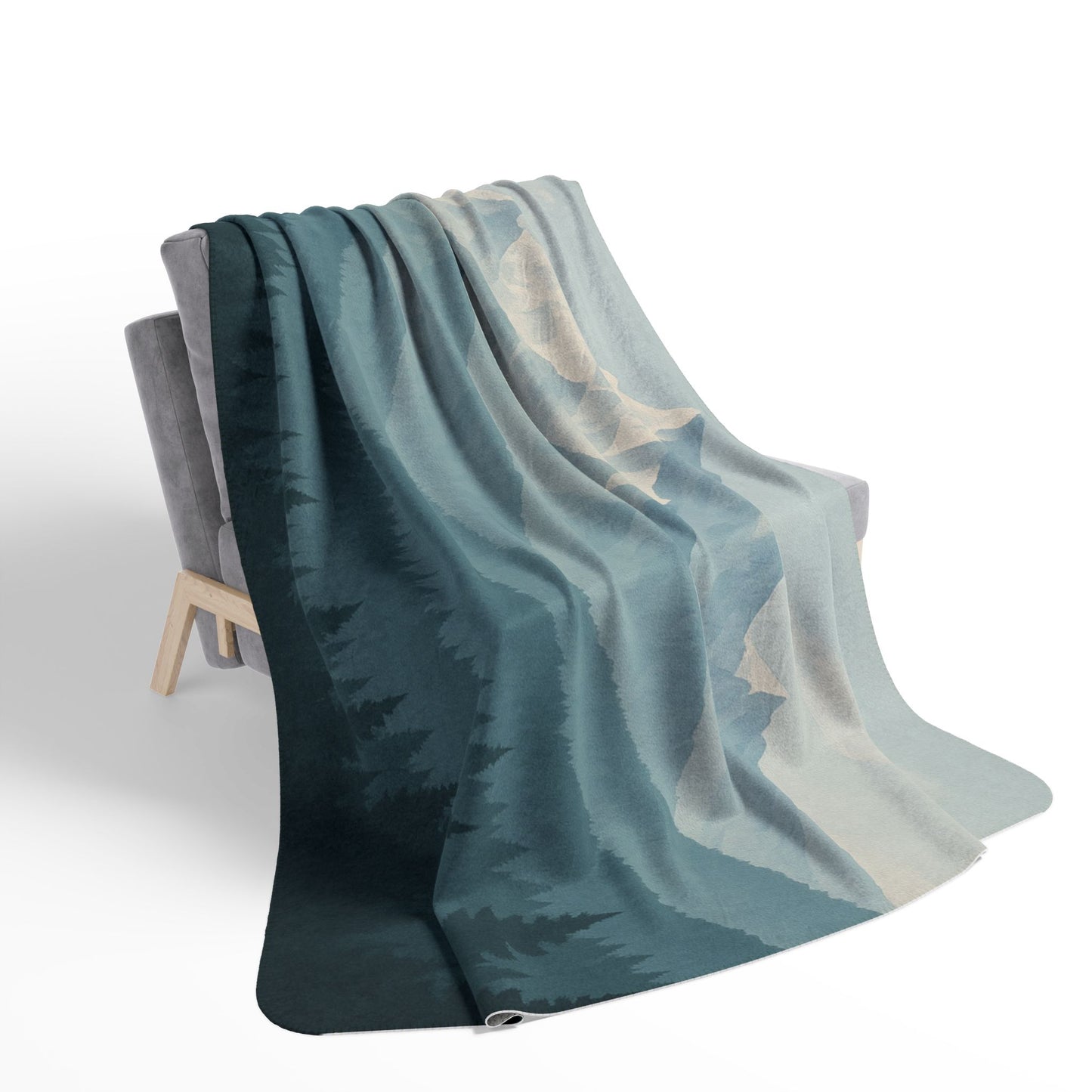 Jagged Mountain Sherpa Fleece Blanket. ⭐⭐⭐⭐⭐