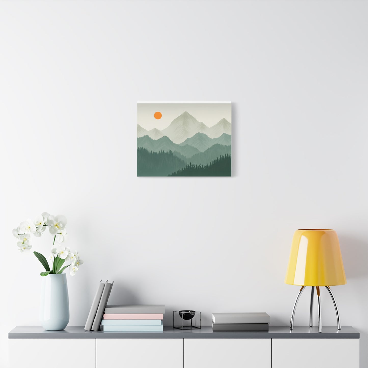 Sunscape Mountain Matte Canvas
