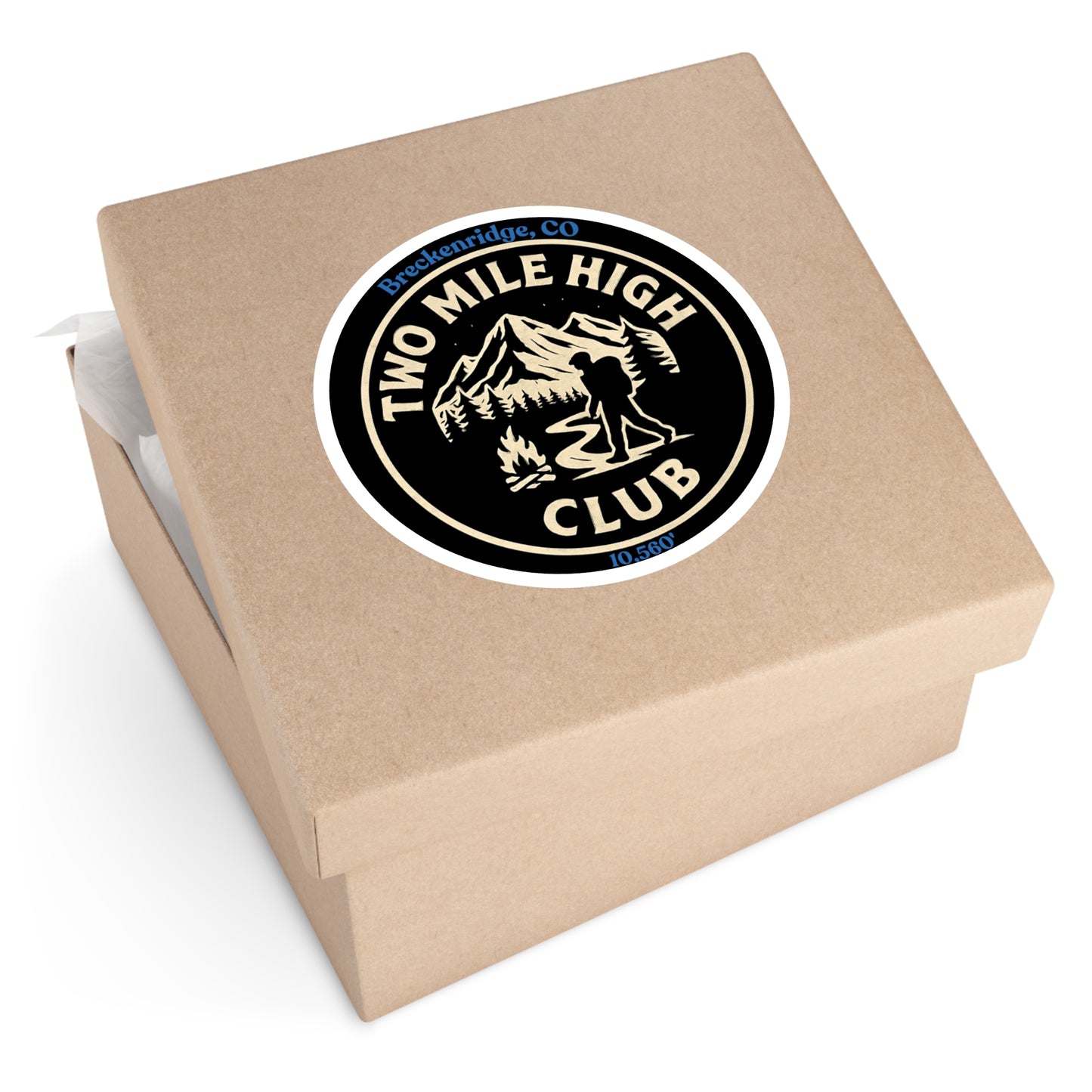 Two Mile High Club - Round Stickers