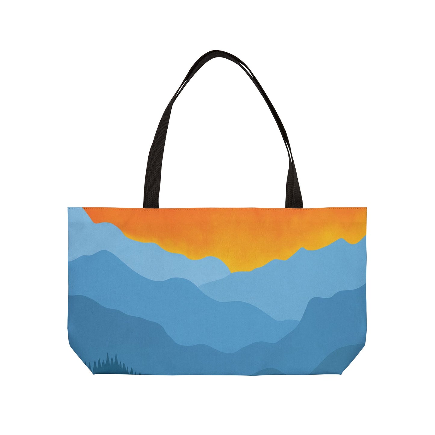 Mountain Sunset Weekender Tote Bag