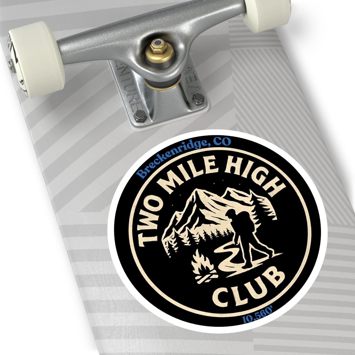 Two Mile High Club - Round Stickers