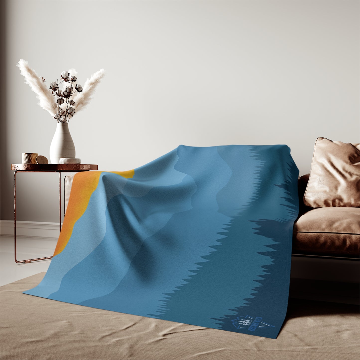 Sunset Mountainscape -Cozy Sweatshirt Blanket