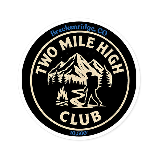 Two Mile High Club - Round Stickers