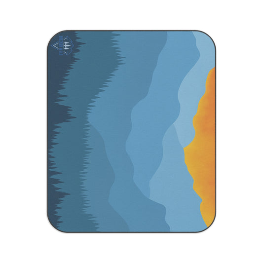 Sunset Mountainscape - Outdoor Picnic Blanket, Water-Resistant