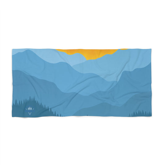 Sunset Mountainscape Extra Large Beach Towel