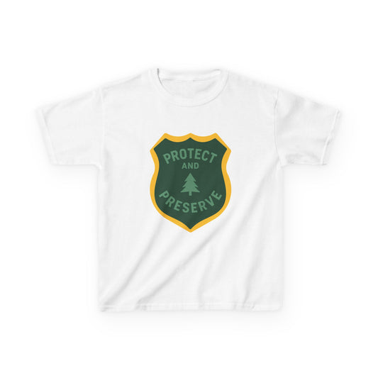 "Protect and Preserve" - Kids Eco-Friendly Tee