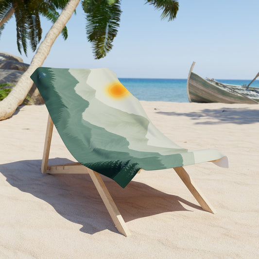 Sunscape Mountain Beach Towel