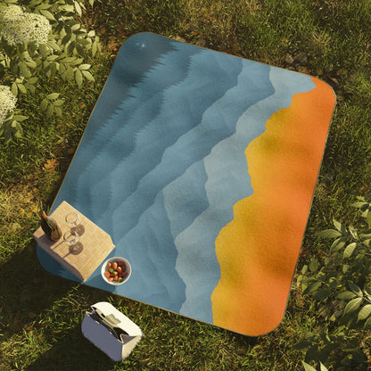 "Sky Fire" - Outdoor Picnic Blanket