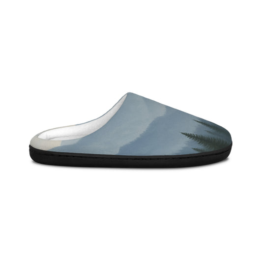 Cozy Forest Scene Indoor Slippers