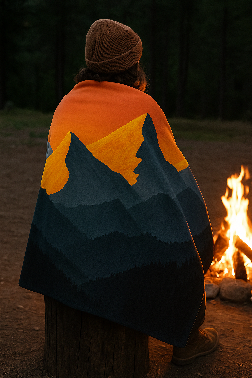 Alpenglow WILD WRAP - Sherpa Fleece Blanket ⭐⭐⭐⭐⭐