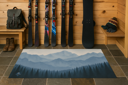 "Fog Forest" Area Rug