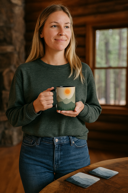 Sunscape Mountain Coffee Mug