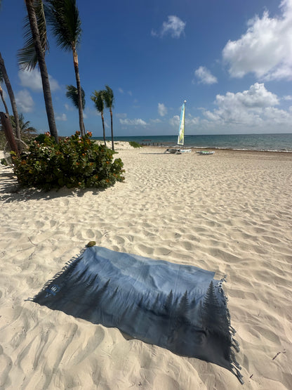 "Fog Forest" Sand Towel