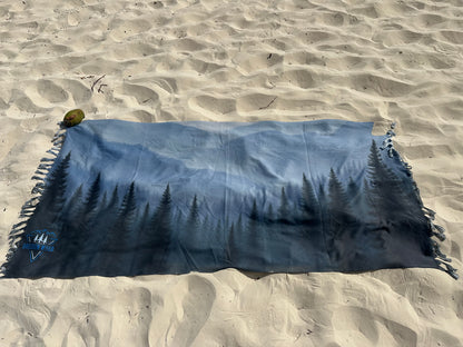 "Fog Forest" Sand Towel