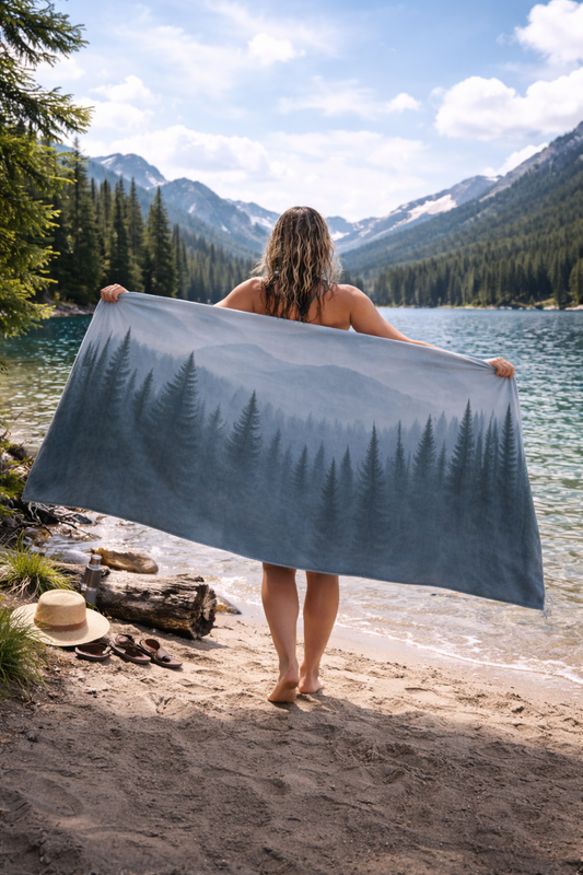 "Fog Forest" Trail Towel