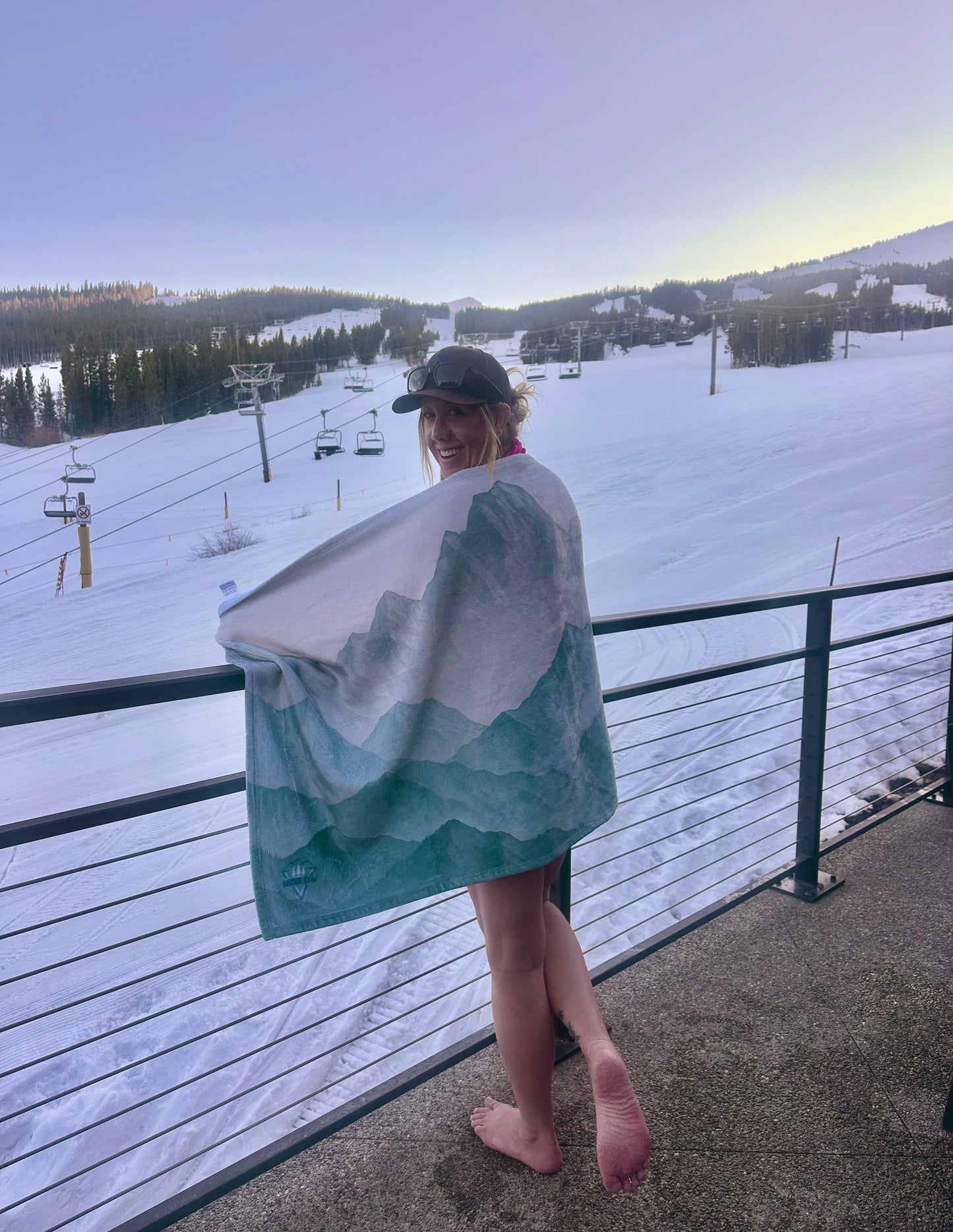 "Gateway to the Rockies" Trail Towel