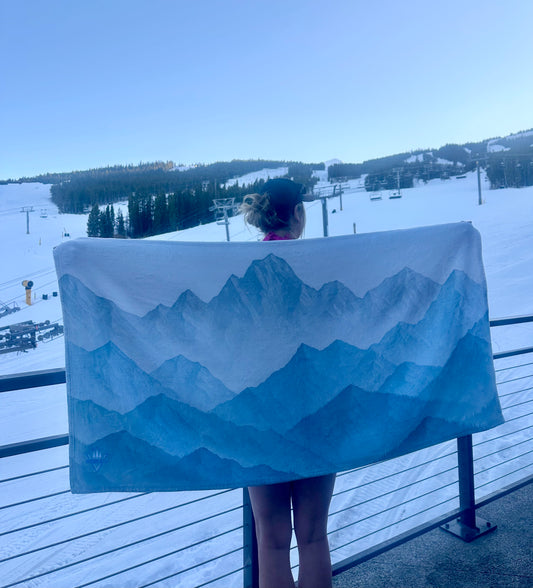 "Gateway to the Rockies" Sand Towel