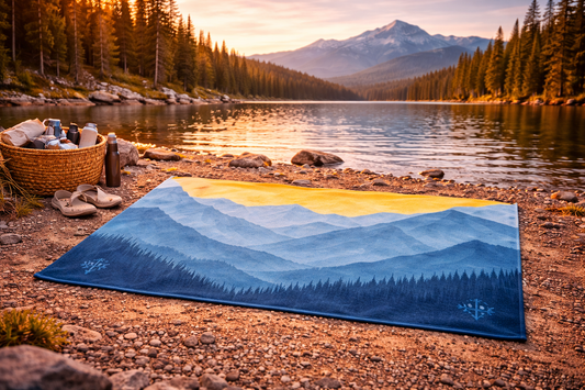 "Sky Fire" Sand Towel