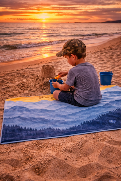 "Sky Fire" Sand Towel