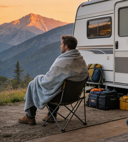 "Gateway to the Rockies" Sweatshirt Blanket