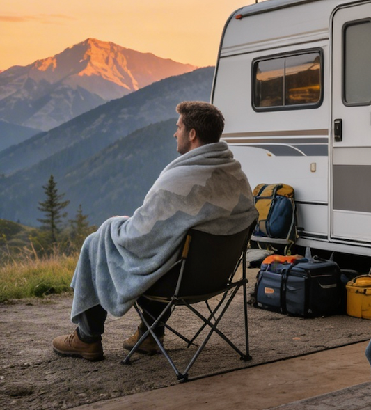 "Gateway to the Rockies" Sweatshirt Blanket