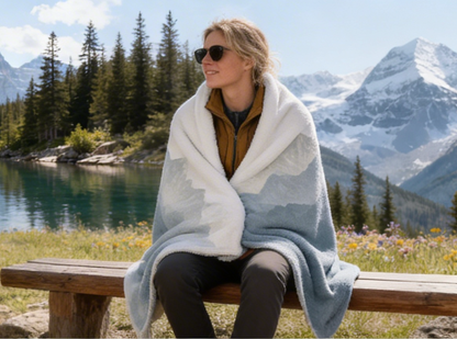 "Gateway to the Rockies" Sweatshirt Blanket