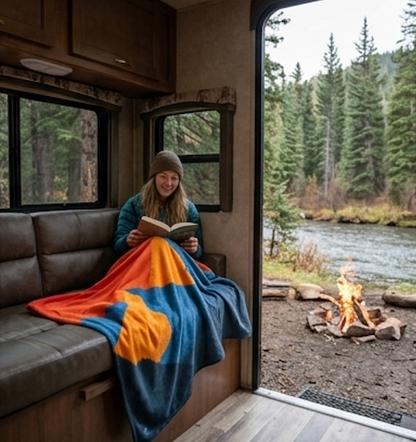 "Alpenglow" Sweatshirt Blanket