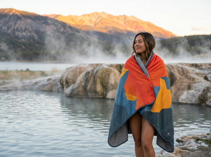 "Alpenglow" Sweatshirt Blanket