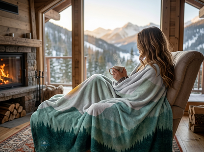 "Sunscape" Sweatshirt Blanket