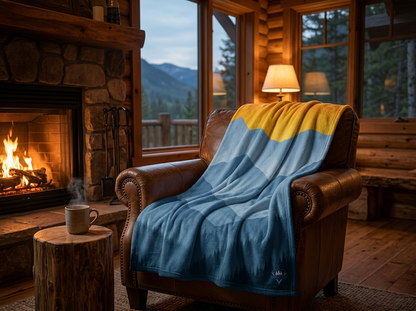 "Sky Fire" Sweatshirt Blanket