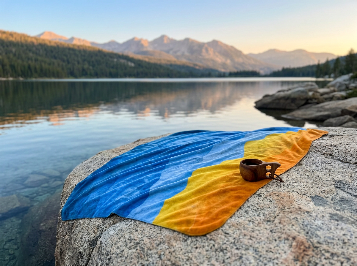 "Sky Fire" Sherpa Fleece Blanket