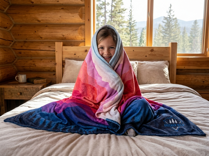 "Vibrance" Sweatshirt Blanket