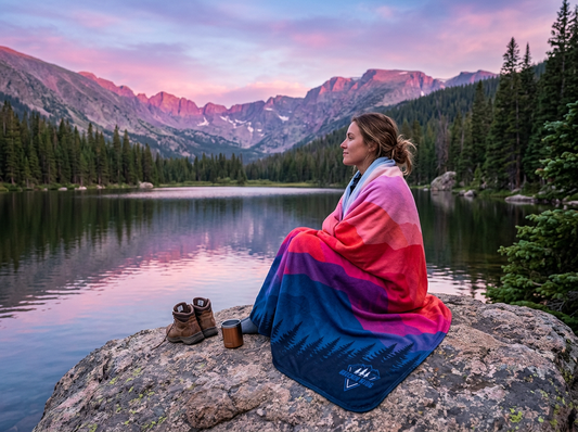 "Vibrance" Sweatshirt Blanket