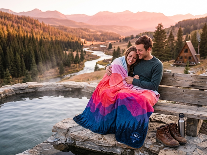 "Vibrance" Sweatshirt Blanket
