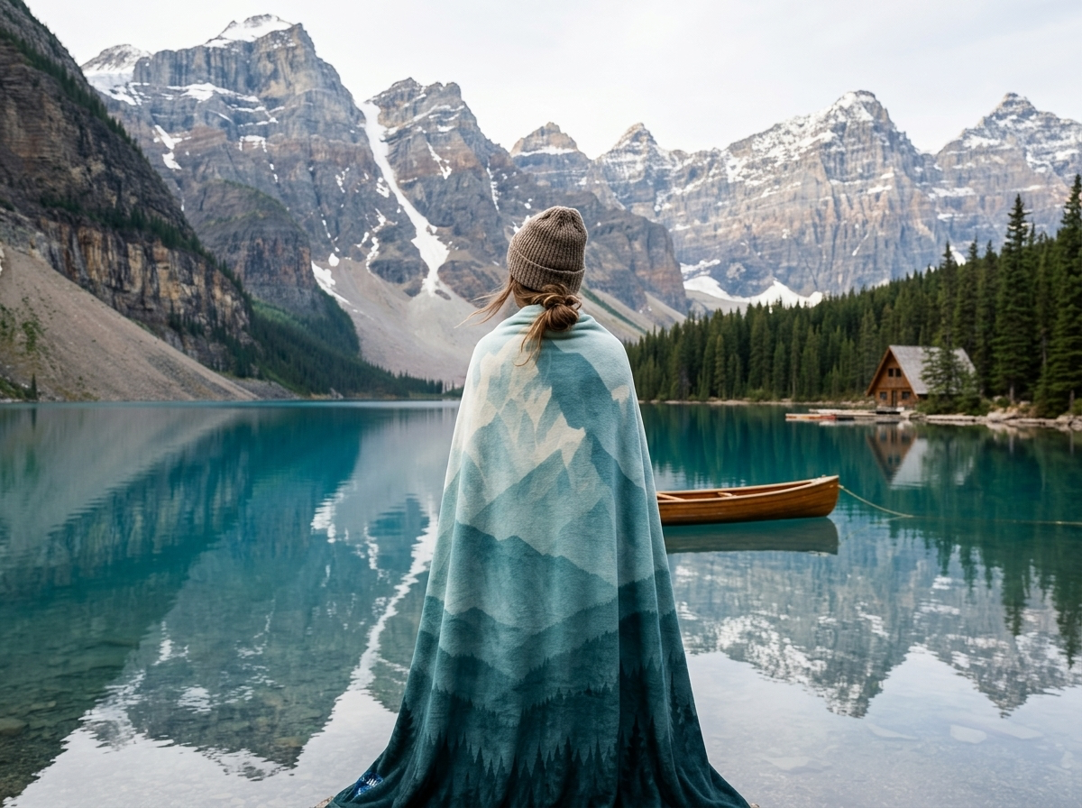 "Front Range" Sherpa Fleece Blanket